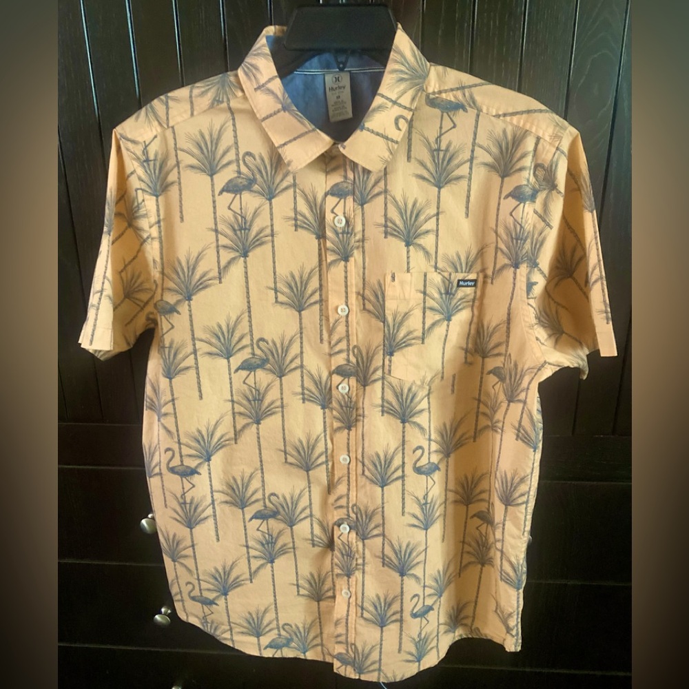 Hurley Short Sleeve Shirt, sz M